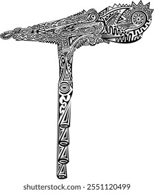 Stone axe Tribal Pattern Design