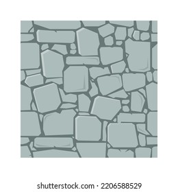Stone background Seamless Pattern. Vector illustration