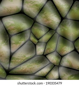 Stone background under water