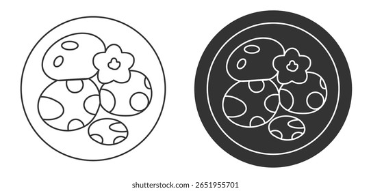 Balanço de Pedra Yoga Silhueta e Linha Ícone. Bem-estar Meditação Calmo Pebble Rock Pictograma. Ícone do Zen Wellbeing. Beleza Spa Estilo de Vida Saudável Curso Editável. Ilustração de vetor isolada.