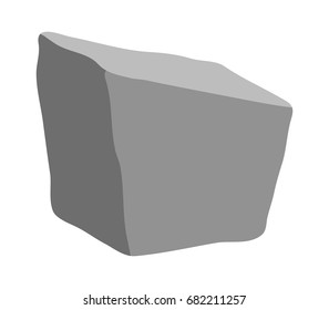 stone block vector symbol icon design. Beautiful illustration isolated on white background
