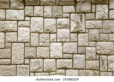 stone blocks wall, texture background. vector illustration