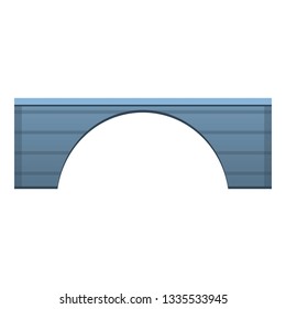 Stone bridge icon. Cartoon of stone bridge vector icon for web design isolated on white background