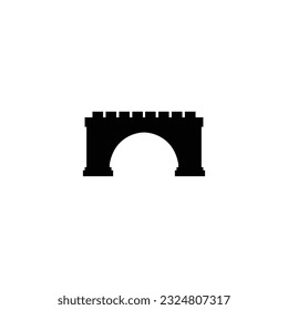 stone bridge  logo icon design template