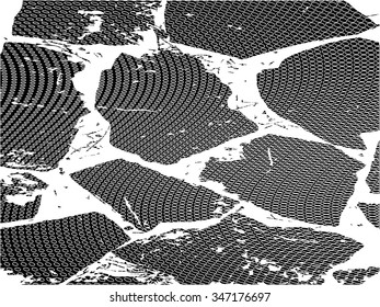 Stone it can be used as a background texture covered with a halftone vector dots