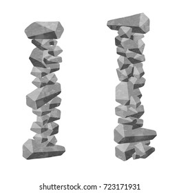 stone cave column
