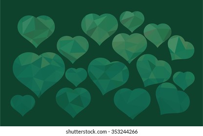 stone of color of malachite