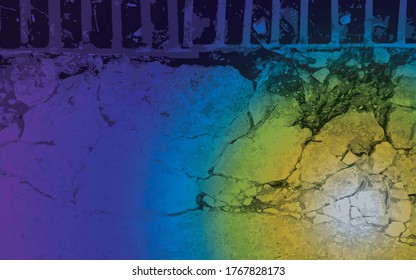 Stone cracked background sidewalk beautiful abstract grunge decorated Art Rough Stylized Texture Banner with space for text conceptual background colors in multiple colors