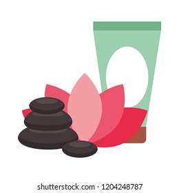 stone cream care lotus flower spa healthy