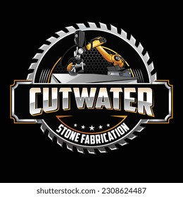 Stone Cutting Tools Logo Design,  Cutting Tools Logo Design