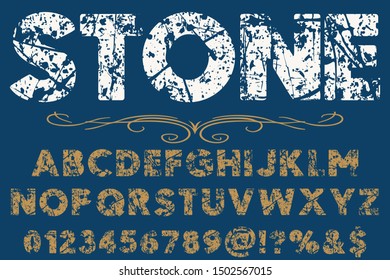 stone .font .typeface .vector .design old style