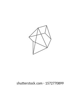 Stone Gems logo illustration vector template