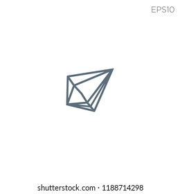 stone gems logo template vector illustration