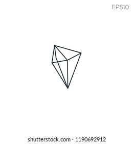 stone gems logo template vector illustration