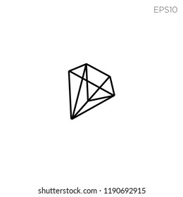 stone gems logo template vector illustration