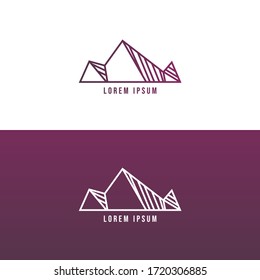 stone gems logo template vector illustration eps 10