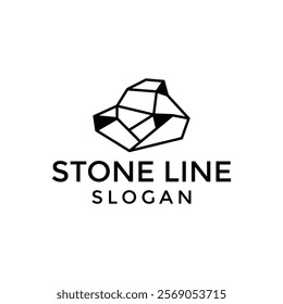 stone gems logo template vector illustration