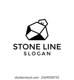 stone gems logo template vector illustration