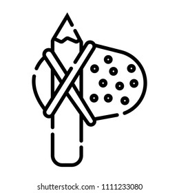 Stone hammer icon