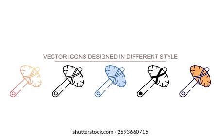 stone hammer icon design with white background stock illustration