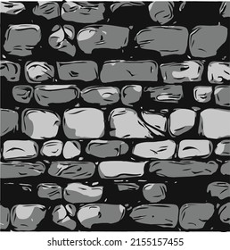 Material de la naturaleza textil de piedra dibujado a mano