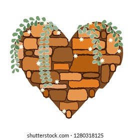 Stone heart shape