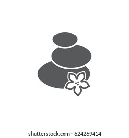 stone icon. spa vector illustration on white background