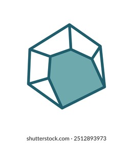 stone icon vector design template simple and clean