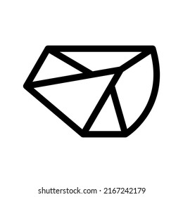 Ilustración de diseño de símbolos vectores de iconos de piedra