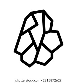 Stone Icon Vector Symbol Design Illustration