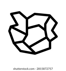 Stone Icon Vector Symbol Design Illustration