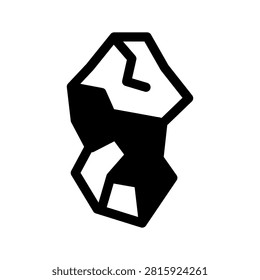 Stone Icon Vector Symbol Design Illustration
