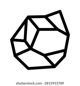 Stone Icon Vector Symbol Design Illustration
