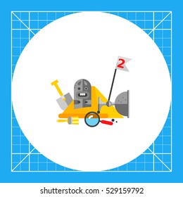 Stone Idol as Archeology Concept Icon