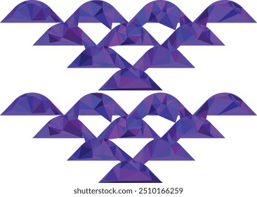 Stone Logo Design Inspiration Polygon Stone Stock Vector