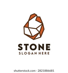 Stone Logo Design template Illustration Vector