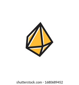 signo de plantilla de diseño de logotipo de piedra