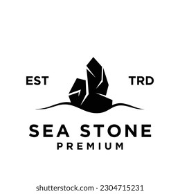 Stone logo icon design illustration template