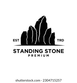 Stone logo icon design illustration template