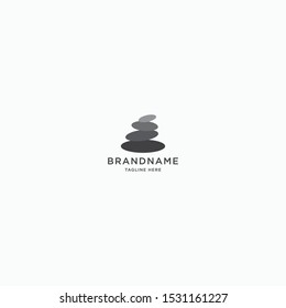 Stone Logo Icon Design Template Vector Illustration
