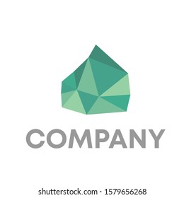 Stone logo icon design template sign