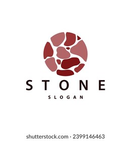 Stone Logo, Premium Elegant Design, Stone Balance Vector, Stepping Rock Walking Icon Illustration Design