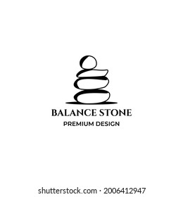 stone logo vector illustration design art icon