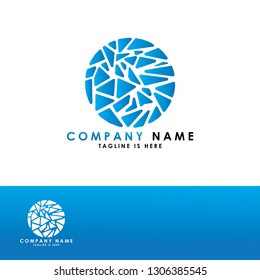 Stone logos, icons and vectors. The design is very simple and creative. It is suitable for your work project. Vector EPS 10.