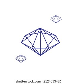 logotipo de piedra, icono de joyas y vector, logotipo para empresas