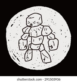 stone monster doodle