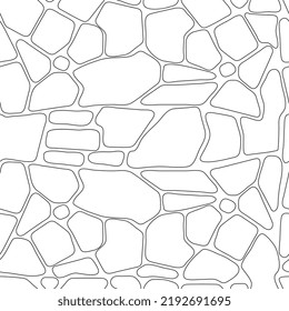 Piedra artificial sin foco. Ilustración del vector