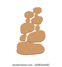 Stone Path Texture Background Illustration