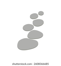 Stone Path Texture Background Illustration