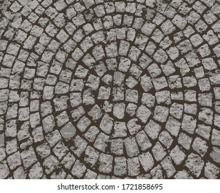 stone pavement background in nature